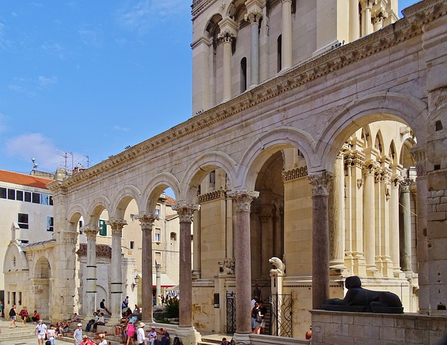 Diocletian’s palace columns